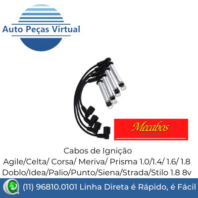 Cabos de Ignição GM / M 709